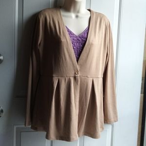 NWOT D & CO. DENIM & COMPANY CARDIGAN.